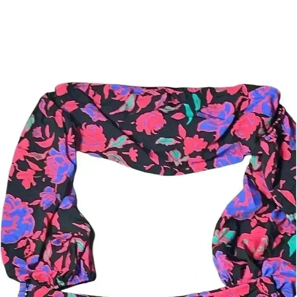 SHEIN Floral Split Maxi Boho Multicolor Skirt Set Size 2XL - Picture 3 of 12